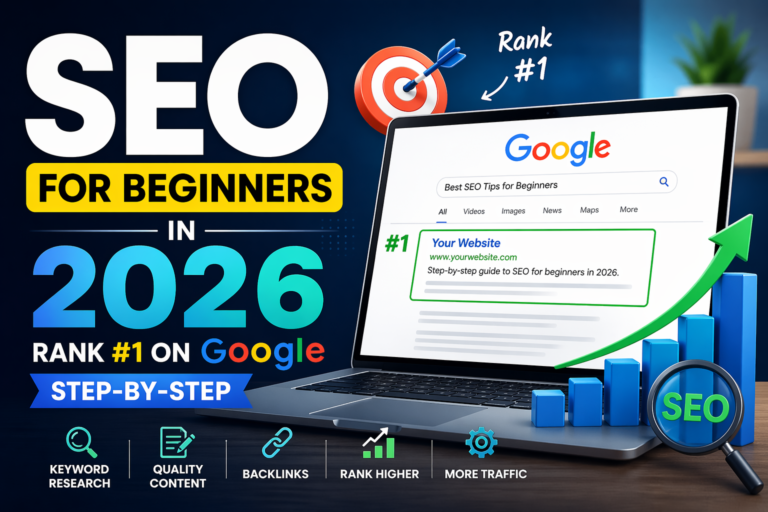 SEO for Beginners in 2026: Rank #1 on Google Step by Step